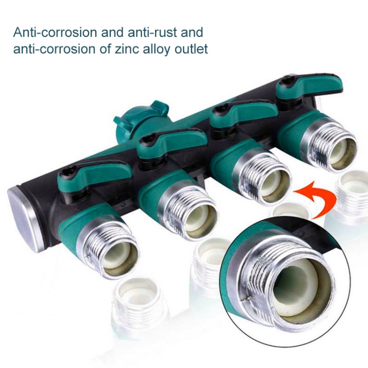 4 In 1 Multi-function Garden Water Sprinklers Lawn Irrigation Valve Water Dividing Controller Water Pipe Shunt, EU Plug - free shipping - PMc TechLife - Order now!