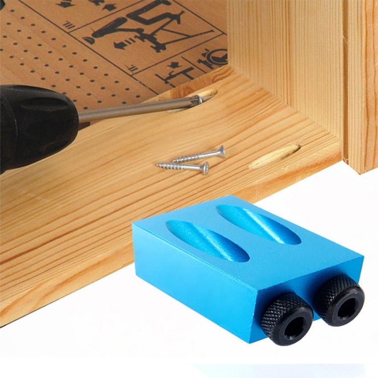 15 Degree Angular Oblique Aluminum Alloy Woodworking Hole Locator - free shipping - PMC TechLife - Order now!