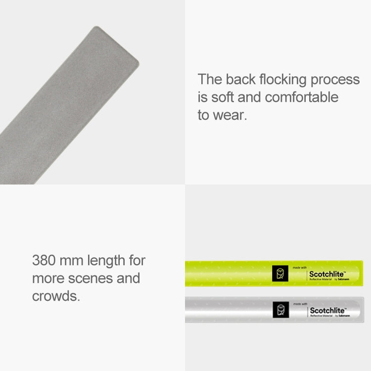 4 PCS Original Xiaomi Youpin Scotchlite Reflective Wristband Safety Reflective Wrist Belt - Wristbands by Xiaomi | Online Shopping South Africa | PMC Jewellery | Buy Now Pay Later Mobicred
