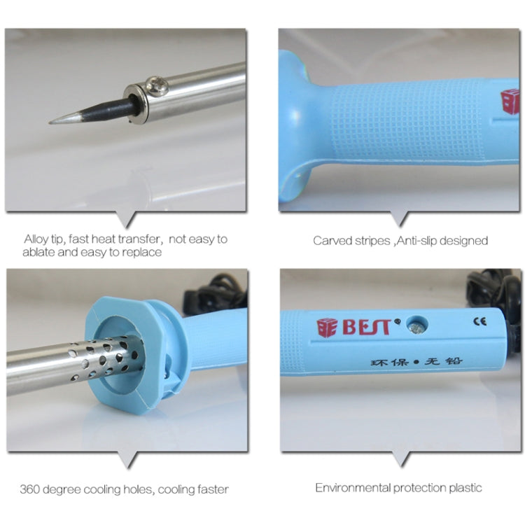 BEST 40W Lead Free Mobile Phone Electric Soldering Iron (Voltage 220V) - Electric Soldering Iron by BEST | Online Shopping South Africa | PMC TechLife | Buy Now Pay Later Mobicred