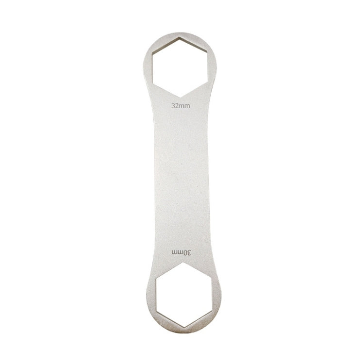 BIKERSAY BT050D Multifunctional Stainless Steel Bicycle Fork Wrench Double Head Spanner - Maintenance tools by BIKERSAY | Online Shopping South Africa | PMc TechLife | Buy Now Pay Later Mobicred