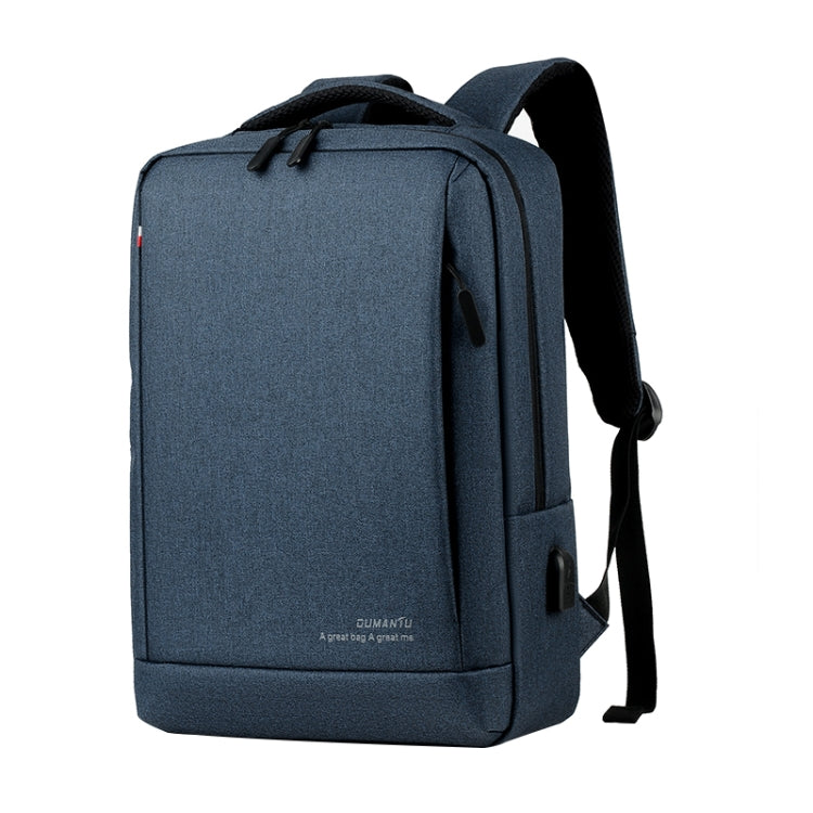 OUMANTU 9003 Business Laptop Bag Oxford Cloth Large Capacity Backpack with External USB Port(Sapphire Blue) - Backpacks by OUMANTU | Online Shopping South Africa | PMC Jewellery | Buy Now Pay Later Mobicred