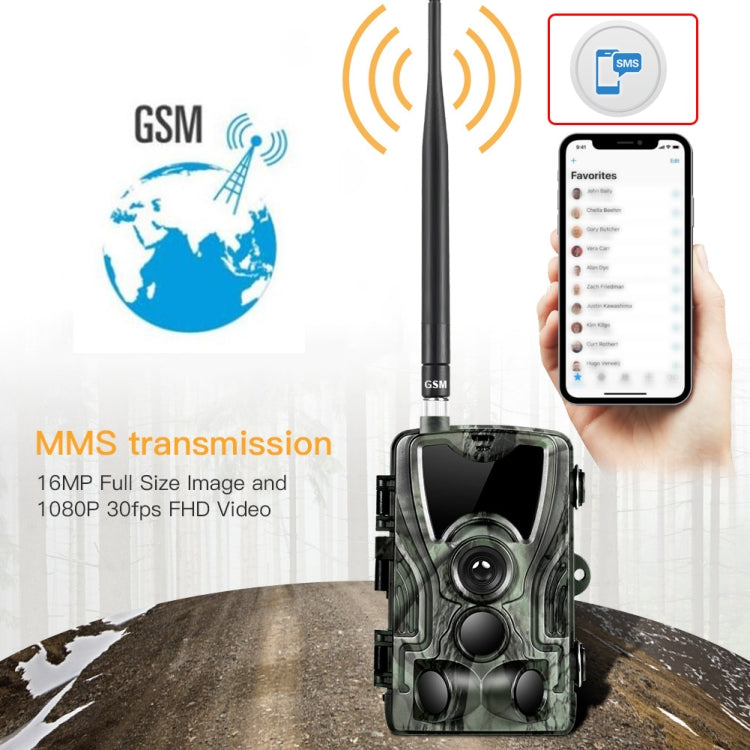 HC801M 2G GSM Waterproof IP66 IR Night Vision Security Hunting Trail Camera, 120 Degree PIR Angle - Hunting Cameras by PMC Jewellery | Online Shopping South Africa | PMC Jewellery