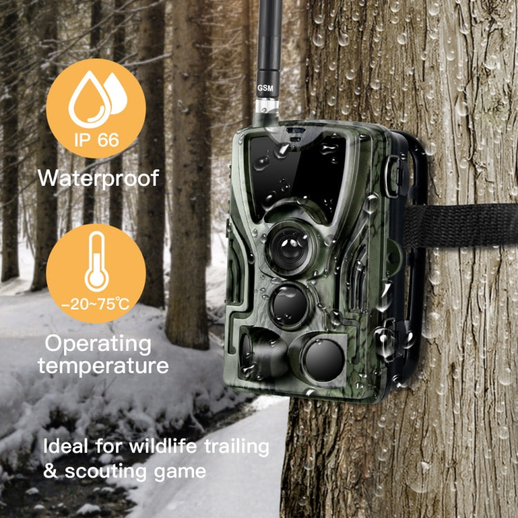 HC801M 2G GSM Waterproof IP66 IR Night Vision Security Hunting Trail Camera, 120 Degree PIR Angle - Hunting Cameras by PMC Jewellery | Online Shopping South Africa | PMC Jewellery