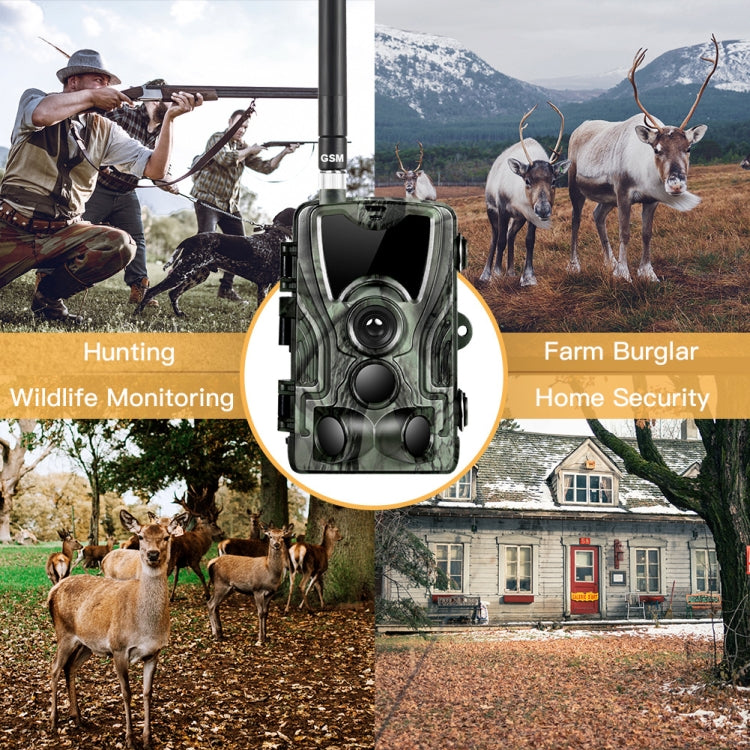 HC801M 2G GSM Waterproof IP66 IR Night Vision Security Hunting Trail Camera, 120 Degree PIR Angle - Hunting Cameras by PMC Jewellery | Online Shopping South Africa | PMC Jewellery