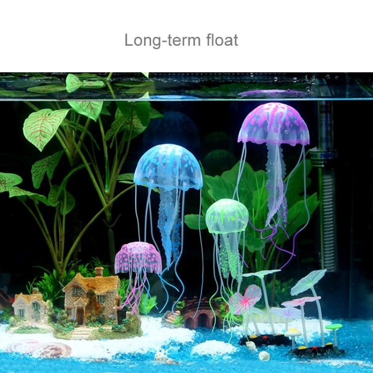 Aquarium Articles Decoration Silicone Simulation Fluorescent Sucker Jellyfish, Size: 5*17cm(Blue) - Fish Tank Decoration by PMc TechLife | Online Shopping South Africa | PMc TechLife | Buy Now Pay Later Mobicred