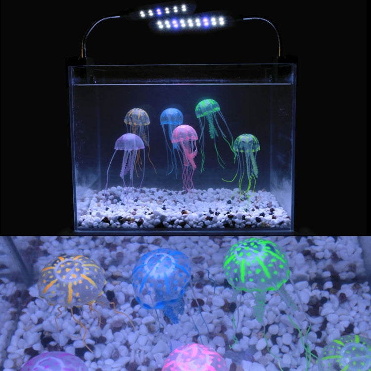 Aquarium Articles Decoration Silicone Simulation Fluorescent Sucker Jellyfish, Size: 8*20cm(Blue) - Fish Tank Decoration by PMc TechLife | Online Shopping South Africa | PMc TechLife | Buy Now Pay Later Mobicred