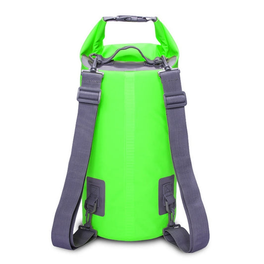 Outdoor Waterproof Dry Dual Shoulder Strap Bag Dry Sack, Capacity: 30L (Green) - Waterproof Bags by PMC Jewellery | Online Shopping South Africa | PMC Jewellery