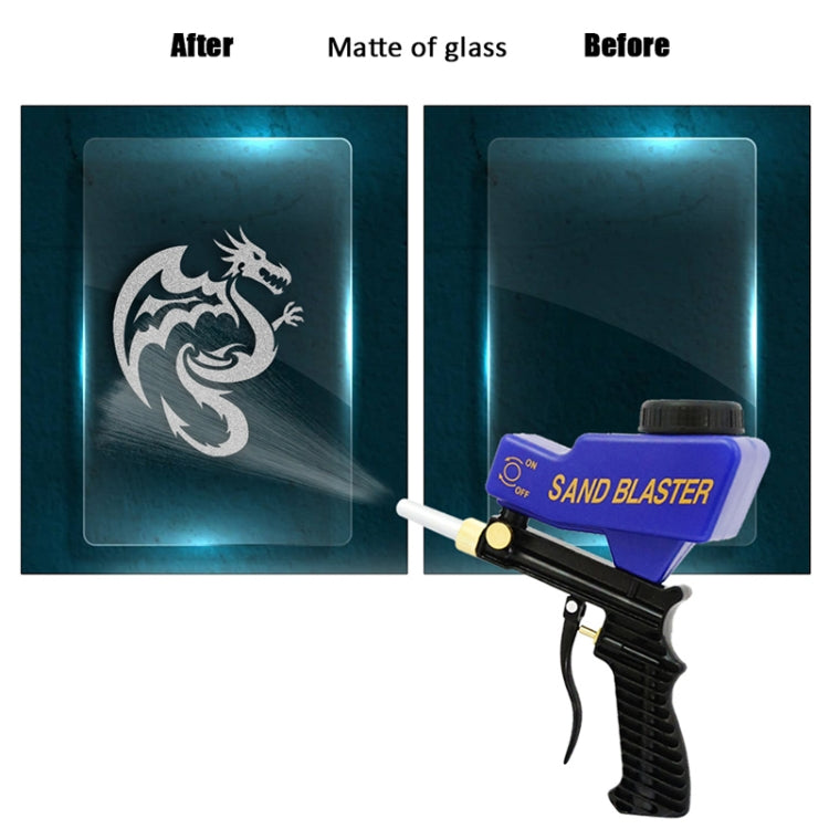 Portable Blue Gravitational Sandblasting Machine Mini Rust-proof Sandblaster Spray Mechine - Others by PMc TechLife | Online Shopping South Africa | PMc TechLife | Buy Now Pay Later Mobicred