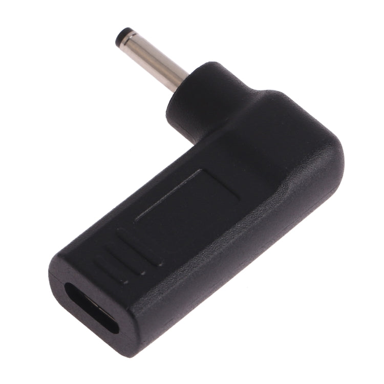 USB-C / Type-C Female to 3.0 x 1.1mm Male Plug Elbow Adapter Connector - Universal Power Adapter by PMC TechLife | Online Shopping South Africa | PMC TechLife