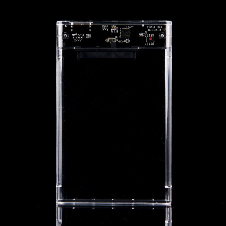ORICO 2139U3-CR USB3.0 Transparent External Hard Disk Box Storage Case for 9.5mm 2.5 inch SATA HDD / SSD - HDD Enclosure by ORICO | Online Shopping South Africa | PMC TechLife | Buy Now Pay Later Mobicred