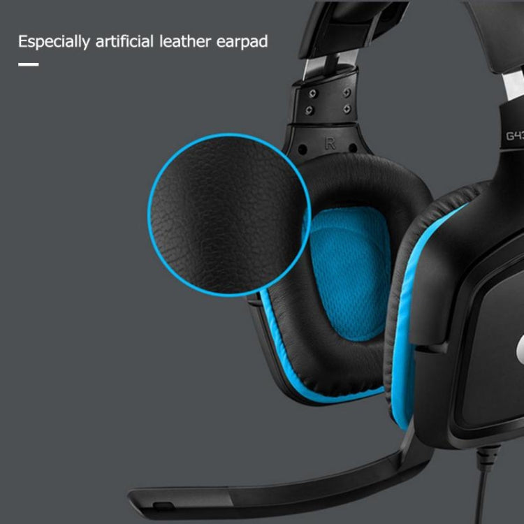 Logitech G431 Dolby 7.1 Surround Sound Stereo Folding Noise Reduction Competition Gaming Headset - Multimedia Headset by Logitech | Online Shopping South Africa | PMC Jewellery | Buy Now Pay Later Mobicred