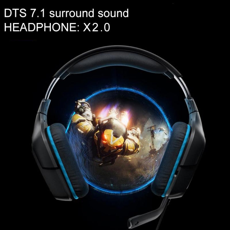 Logitech G431 Dolby 7.1 Surround Sound Stereo Folding Noise Reduction Competition Gaming Headset - Multimedia Headset by Logitech | Online Shopping South Africa | PMC Jewellery | Buy Now Pay Later Mobicred