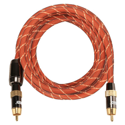 EMK TZ/A 3m OD8.0mm Gold Plated Metal Head RCA to RCA Plug Digital Coaxial Interconnect Cable Audio / Video RCA Cable - RCA Cable by EMK | Online Shopping South Africa | PMC Jewellery | Buy Now Pay Later Mobicred