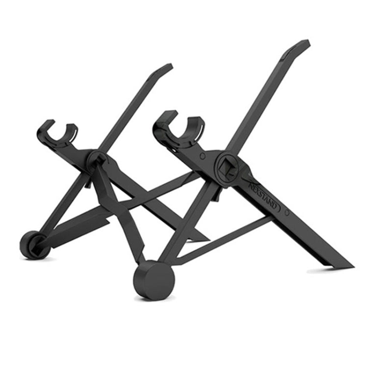 Nexstand K2 Laptop Height Extender Holder Stand Folding Portable Computer Heat Dissipation Bracket, Size: 35.4x4x4cm(Black) - MacBook Holder by PMC Jewellery | Online Shopping South Africa | PMC Jewellery | Buy Now Pay Later Mobicred