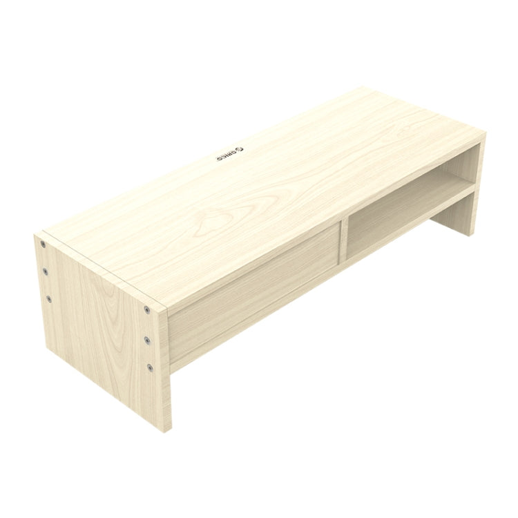 ORICO MSR-05-WD-BP 2-layer Wood Grain Computer Monitor Holder with Drawer, Size: 50 x 20 x 13.5cm - Laptop Stand by ORICO | Online Shopping South Africa | PMC Jewellery | Buy Now Pay Later Mobicred