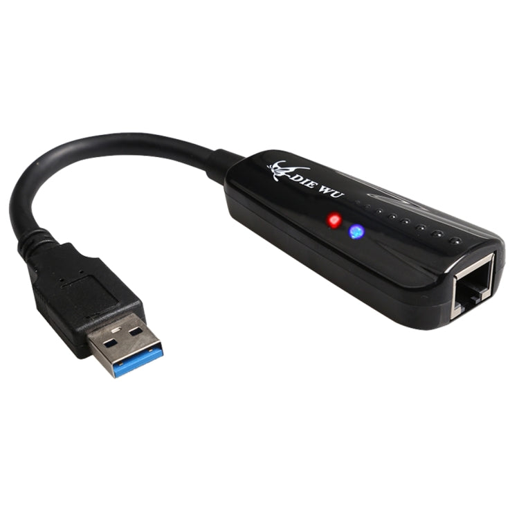 DIE WU TXA042 Realtek 8153 USB 3.0 to Gigabit Ethernet RJ45 LAN 10/100/1000Mbps Network Card Adapter - Add-on Cards by PMC Jewellery | Online Shopping South Africa | PMC Jewellery | Buy Now Pay Later Mobicred