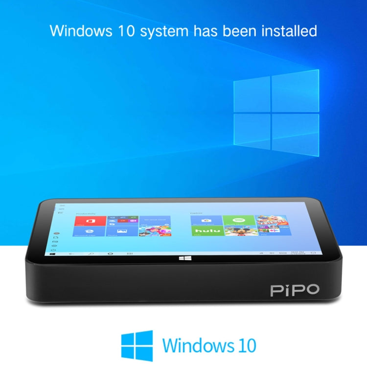 PiPo X11 TV Box Style Tablet Mini PC, 3GB+64GB, 9.0 inch Windows 10 Intel Celeron N4020 Quad Core up to 2.8GHz, US/EU Plug(Black) - Windows Mini PCs by PiPo | Online Shopping South Africa | PMC Jewellery