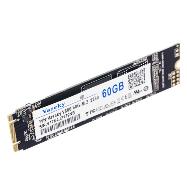 Vaseky V800 60GB NGFF / M.2 2280 Interface Solid State Drive Hard Drive for Laptop - Solid State Drives by Vaseky | Online Shopping South Africa | PMC Jewellery | Buy Now Pay Later Mobicred