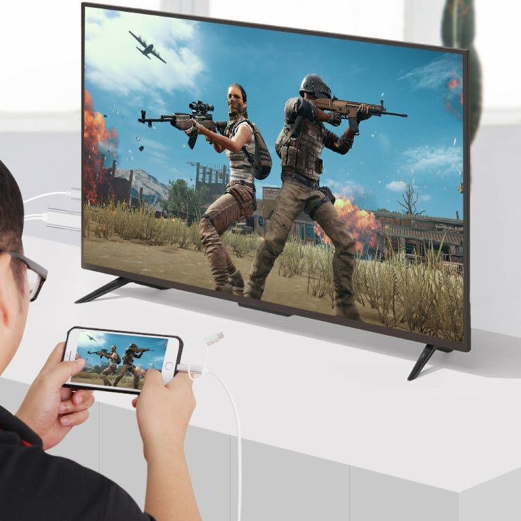 Onten OTN-7537A 3 in 1 1080P Mobile HD Screen Player Adapter Cable(Grey) - free shipping - PMC TechLife - Order now!