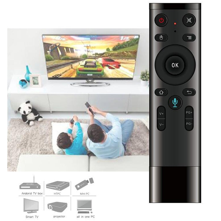 Q5 Voice Foreign Version USB 2.4G Wireless Voice Flying Mouse Remote Control, Support Set-Top Box / Computer - MINI PC Accessories & Gadgets by PMC Jewellery | Online Shopping South Africa | PMC Jewellery | Buy Now Pay Later Mobicred