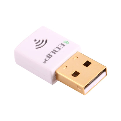 EDUP EP-AC1619 Mini Wireless USB 600Mbps 2.4G / 5.8Ghz 150M+433M Dual Band WiFi Network Card for Nootbook / Laptop / PC(White) - USB Network Adapter by EDUP | Online Shopping South Africa | PMC Jewellery | Buy Now Pay Later Mobicred