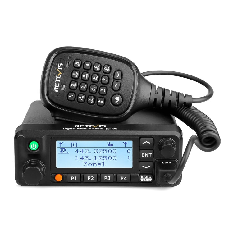 RETEVIS RT90 UV Double Segment 136-174/400-480MHz 3000 Channels 50W Car Walkie Talkie - Car Walkie Talkie by RETEVIS | Online Shopping South Africa | PMC Jewellery | Buy Now Pay Later Mobicred