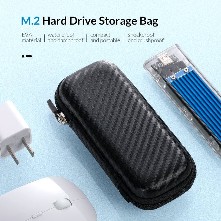 ORICO-M2PH01-BK-BP M.2 Hard Drive EVA Case Storage Bag (Black) - Hard Drive Bags & Cases by ORICO | Online Shopping South Africa | PMC TechLife | Buy Now Pay Later Mobicred