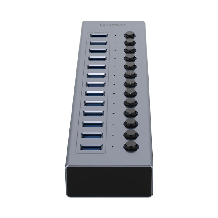 ORICO BT2U3-13AB-GY-BP Multi-Ports Individual Switches HUB, EU Plug - USB 3.0 HUB by ORICO | Online Shopping South Africa | PMC Jewellery | Buy Now Pay Later Mobicred