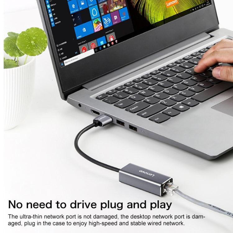Lenovo F1-C01 Type-C / USB-C to Gigabit Ethernet Converter - free shipping - PMC TechLife - Order now!