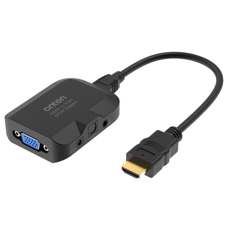 Onten 35165 HDMI to VGA + Optical Audio Converter for Speaker / TV / Computer - free shipping - PMC Jewellery - Order now!