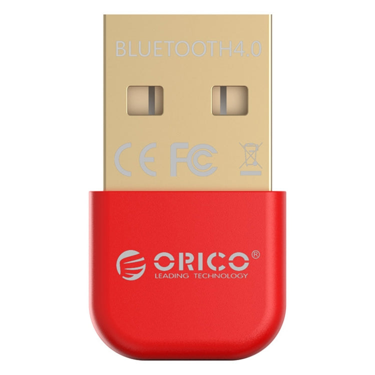 ORICO BTA-403 3Mbps Transfer Speed USB Bluetooth 4.0 Adapter(Red) - Bluetooth Dongle by ORICO | Online Shopping South Africa | PMC TechLife | Buy Now Pay Later Mobicred