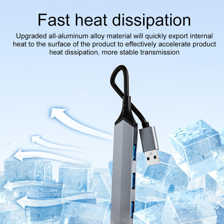 V253A 5 in 1 USB to USB Multifunctional Docking Station HUB Adapter - USB HUB by PMC TechLife | Online Shopping South Africa | PMC TechLife | Buy Now Pay Later Mobicred