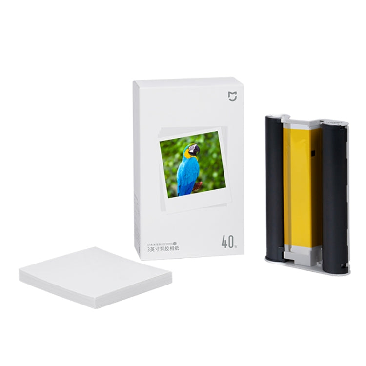 Original Xiaomi Mijia 1S Mini Automatic Pocket Photo Printer 3 inch Adhesive Photo Paper for PC5841 (White) - Printer Accessories by Xiaomi | Online Shopping South Africa | PMC Jewellery | Buy Now Pay Later Mobicred