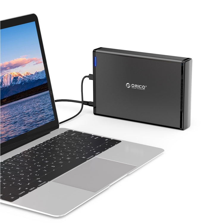 ORICO 7688C3 8TB 3.5 inch USB-C / Type-C Mobile HDD Enclosure with Detachable Base, Cable Length: 1m - HDD Enclosure by ORICO | Online Shopping South Africa | PMC Jewellery | Buy Now Pay Later Mobicred