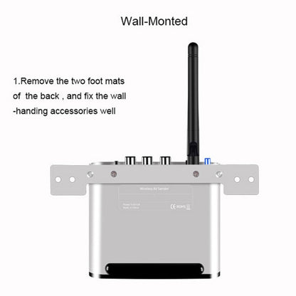 Measy AV220 2.4GHz Wireless Audio / Video Transmitter and Receiver, Transmission Distance: 200m, EU Plug - Set Top Box & Accessories by Measy | Online Shopping South Africa | PMC Jewellery | Buy Now Pay Later Mobicred