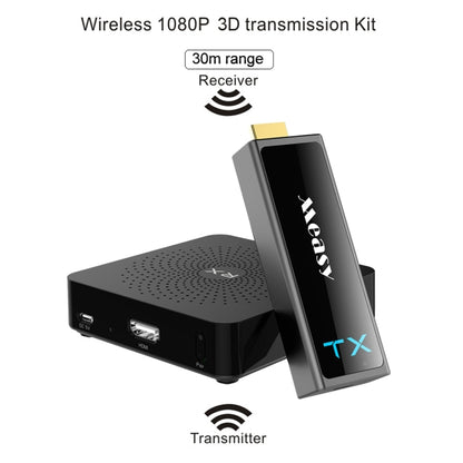 Measy W2H Mini2 60GHz Full HD 1080P Wireless 3D Transmission Kit, Transmission Distance: 30m, UK Plug - Set Top Box & Accessories by Measy | Online Shopping South Africa | PMC Jewellery | Buy Now Pay Later Mobicred