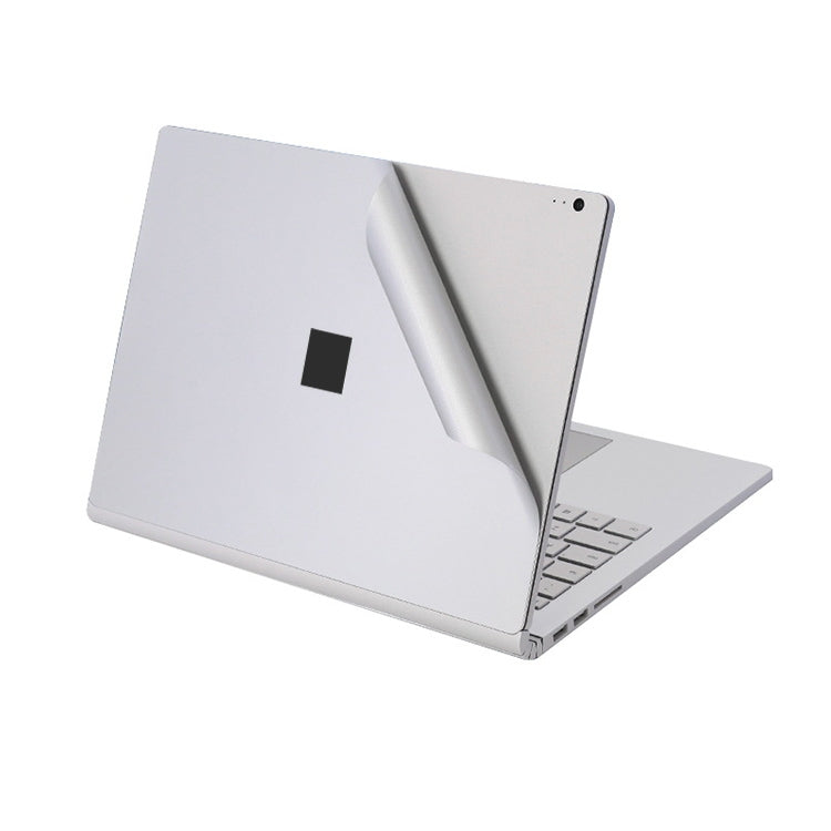 4 in 1 Notebook Shell Protective Film Sticker Set for Microsoft Surface Book 2 15 inch(Silver) - Screen & Keyboard Cover by PMC Jewellery | Online Shopping South Africa | PMC Jewellery | Buy Now Pay Later Mobicred