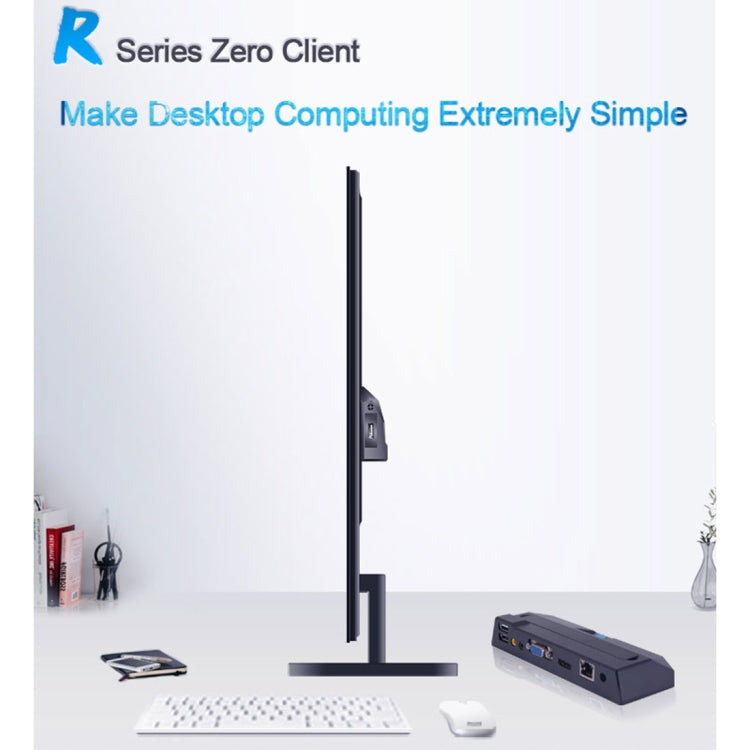 Zero Client R1 Mini PC, CORTEX QUAD A9 Quad Core up to 1.6GHz, RAM: 1GB, ROM: 8GB, Support HDMI, VGA, RJ45, SPK - Barebone Mini PCs by PMC Jewellery | Online Shopping South Africa | PMC Jewellery | Buy Now Pay Later Mobicred