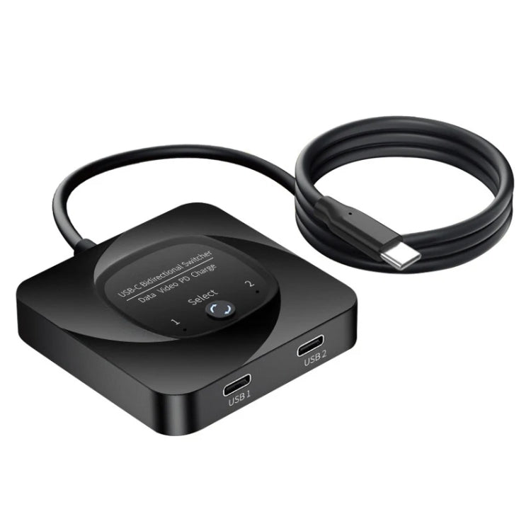 C-HD019 USB-C / Type-C Full-featured Bidirectional Switch Supports 8K HD Display - USB HUB by PMC Jewellery | Online Shopping South Africa | PMC Jewellery | Buy Now Pay Later Mobicred