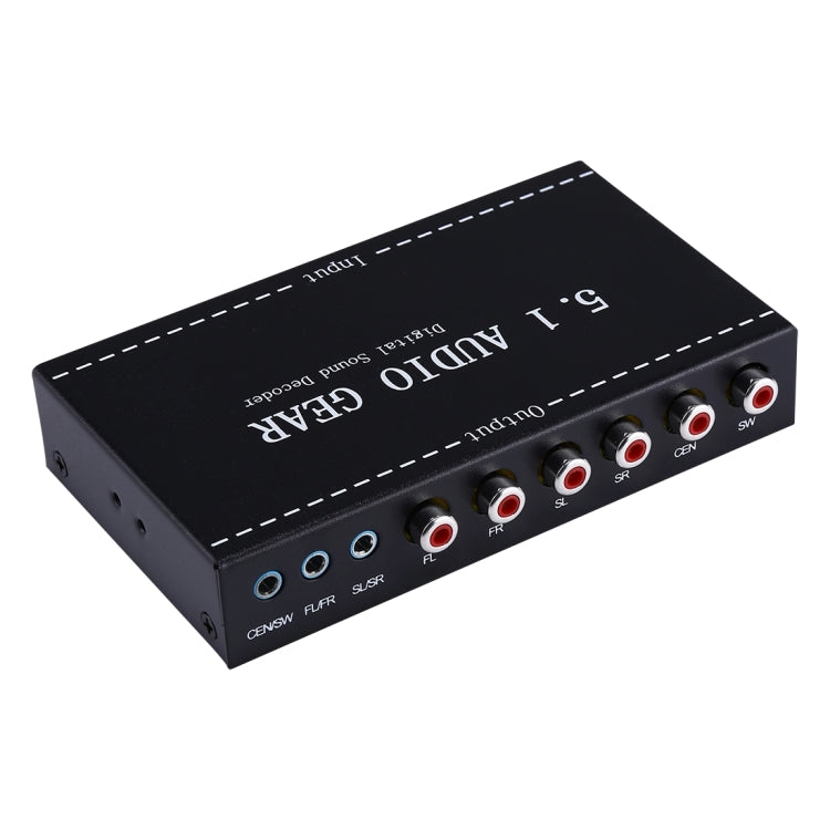 NK-A6L 5.1 Audio Gear Digital Sound Decoder, US Plug - Audio Signal Switcher by PMC Jewellery | Online Shopping South Africa | PMC Jewellery | Buy Now Pay Later Mobicred