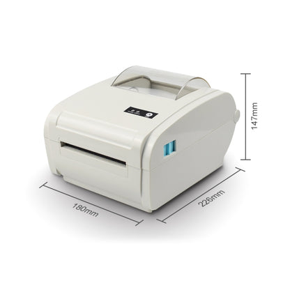 POS-9210 110mm USB +  Bluetooth POS Receipt Thermal Printer Express Delivery Barcode Label Printer, EU Plug(White) - Printer by PMC Jewellery | Online Shopping South Africa | PMC Jewellery | Buy Now Pay Later Mobicred