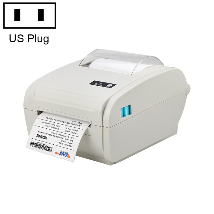 POS-9210 110mm USB +  Bluetooth POS Receipt Thermal Printer Express Delivery Barcode Label Printer, US Plug(White) - Receipt Printers by PMC Jewellery | Online Shopping South Africa | PMC Jewellery | Buy Now Pay Later Mobicred