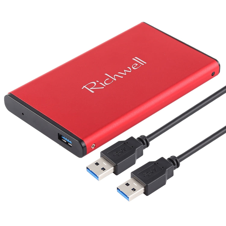 Richwell SATA R2-SATA-2TB 2TB 2.5 inch USB3.0 Super Speed Interface Mobile Hard Disk Drive(Red) - free shipping - PMC Jewellery - Order now!