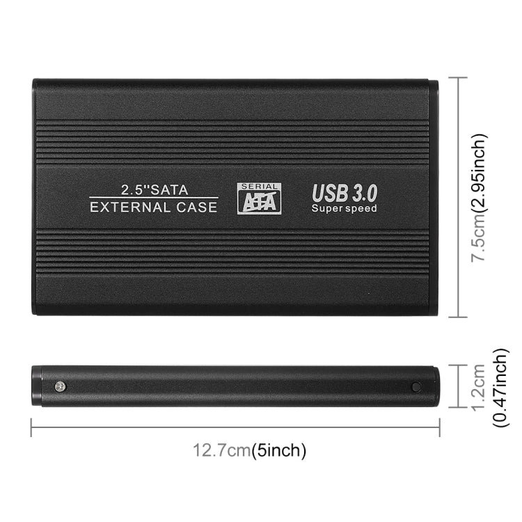 Richwell SATA R2-SATA-160GB 160GB 2.5 inch USB3.0 Super Speed Interface Mobile Hard Disk Drive(Black) - free shipping - PMC Jewellery - Order now!
