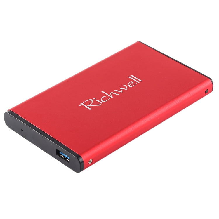 Richwell SATA R2-SATA-160GB 160GB 2.5 inch USB3.0 Super Speed Interface Mobile Hard Disk Drive(Red) - External Hard Drives by Richwell | Online Shopping South Africa | PMC Jewellery | Buy Now Pay Later Mobicred