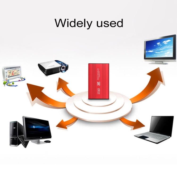 Richwell SATA R2-SATA-320GB 320GB 2.5 inch USB3.0 Super Speed Interface Mobile Hard Disk Drive(Red) - free shipping - PMC Jewellery - Order now!