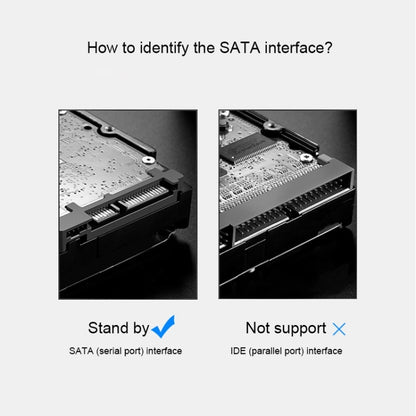 Universal SATA 2.5 / 3.5 inch USB3.0 Interface External Solid State Drive Enclosure for Laptops / Desktop Computers, The Maximum Support Capacity: 10TB - HDD Enclosure by PMC Jewellery | Online Shopping South Africa | PMC Jewellery | Buy Now Pay Later Mobicred