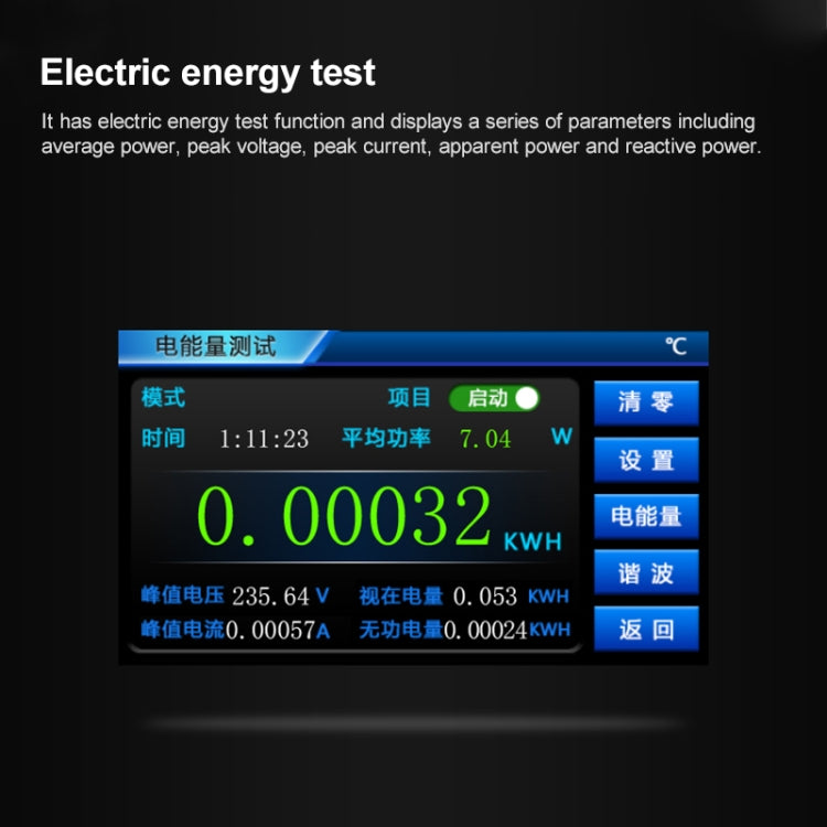 DCUU PM2818C AC 40A Intelligent Electrical Parameters Measuring Instrument (EU Plug) - Current & Voltage Tester by PMc TechLife | Online Shopping South Africa | PMc TechLife | Buy Now Pay Later Mobicred