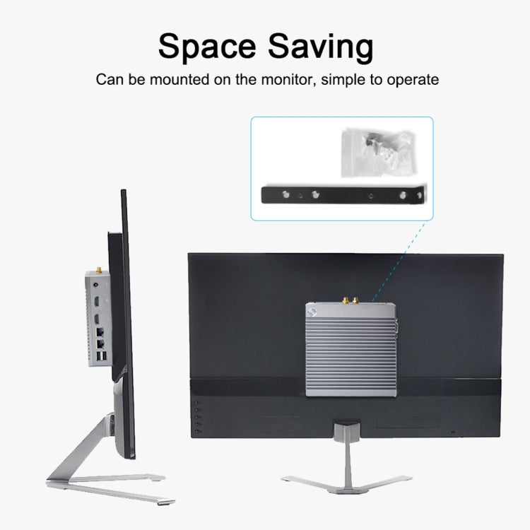 K660S Windows and Linux System Mini PC without Memory & SSD & WiFi, Intel Celeron Processor N2840 Quad-Core 1.83- 2.25GHz - Windows Mini PCs by PMC TechLife | Online Shopping South Africa | PMC TechLife | Buy Now Pay Later Mobicred